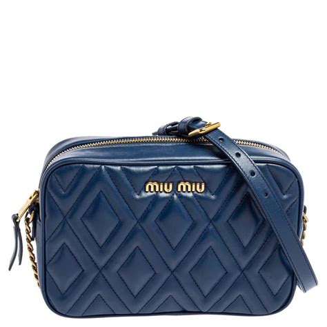 miu miu bandoliera blue|michael miu handbags.